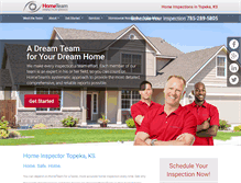 Tablet Screenshot of hometeam-topeka.com